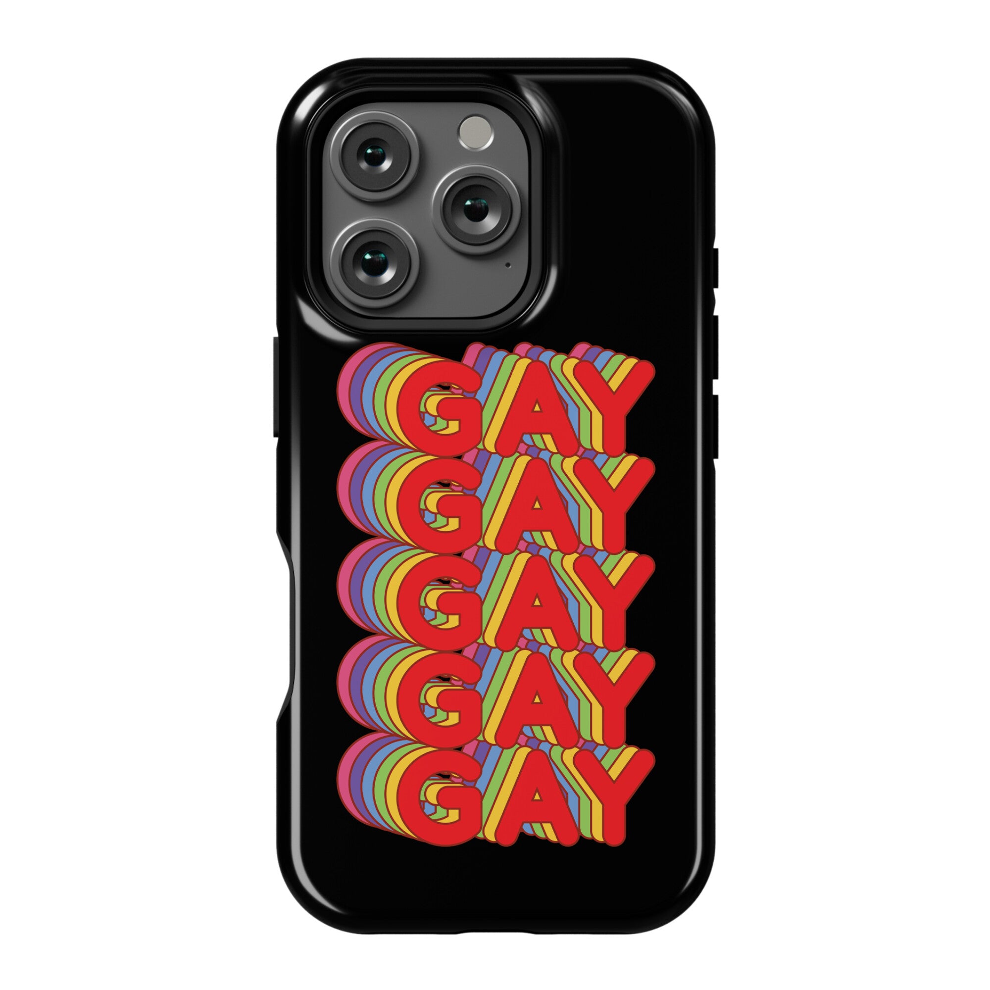 Gay Retro Rainbow Phone Case
